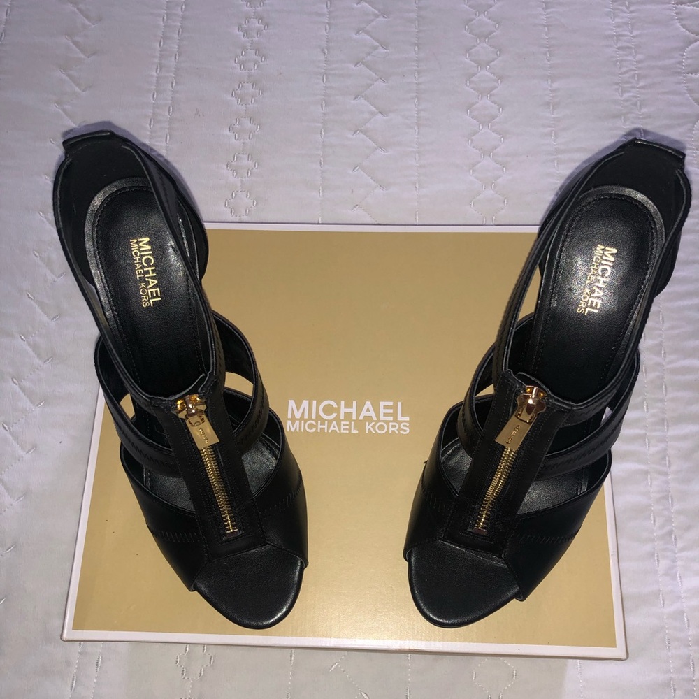 Michael kors damita platform black 8